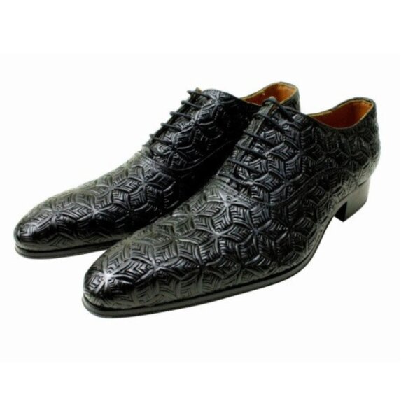 Eric Black Oxford Mens Dress Shoes